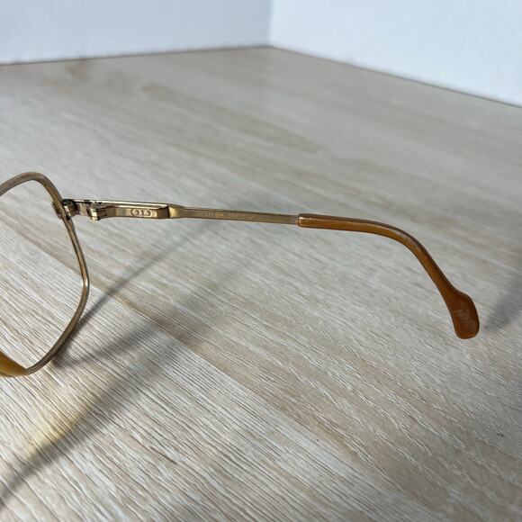 Vintage Metzler Germany 793 Sunglasses Frames Only Gold 130 Flex Hinge main image 13